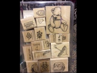 17 Piece Bear Stamps