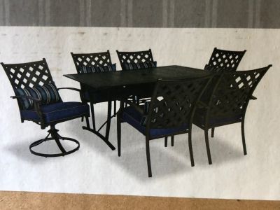 Living Accents 7-Piece Regency Dining Patio Set