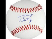 Autographed Buster Posey Baseball and Baseball Lessons