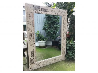 Wood Framed Mirror / Fifth Grade Class Project