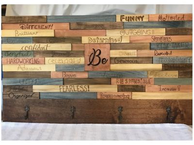 Wood Wall Hanging - Seventh Grade Class Project