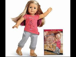 American Girl Doll and Flip Top Desk