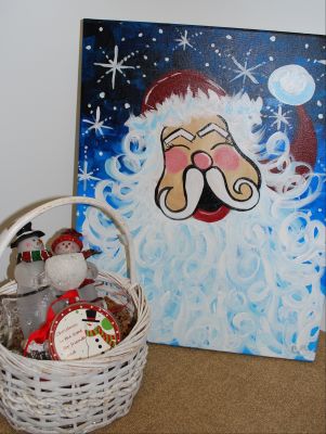 Santa Painting + Let it Snow!