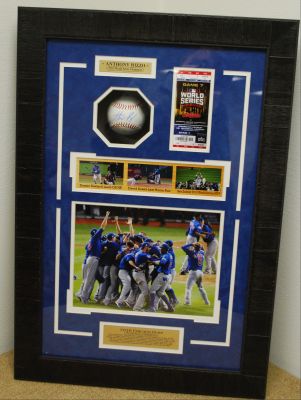 Anthony Rizzo Signed Baseball Shadowbox