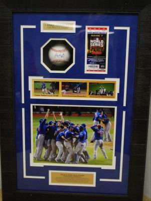 Jake Arrietta Signed Baseball Shadowbox