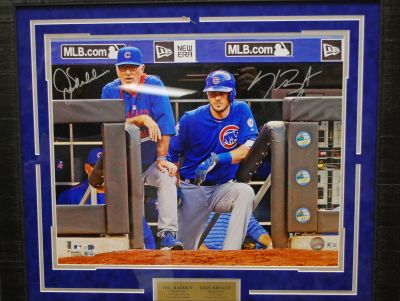 Joe Madden and Kris Bryant Signed Collage