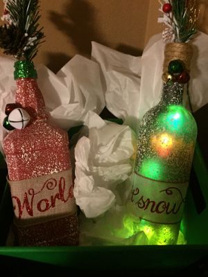 Decorative Holiday Bottles