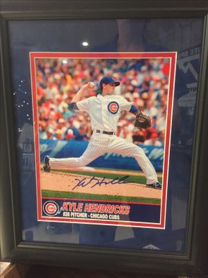 Kyle Hendricks Autographed Photo