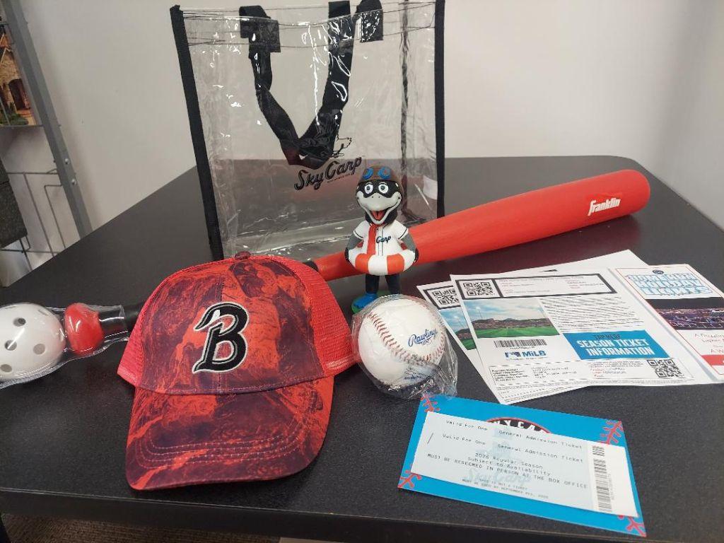 Baseball and Holiday light