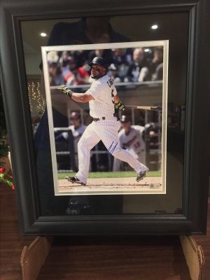 Melky Cabrera Autographed Photo