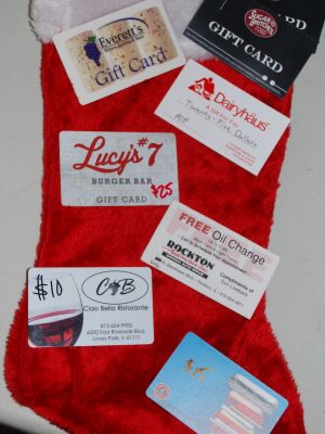 Gift Card Stocking