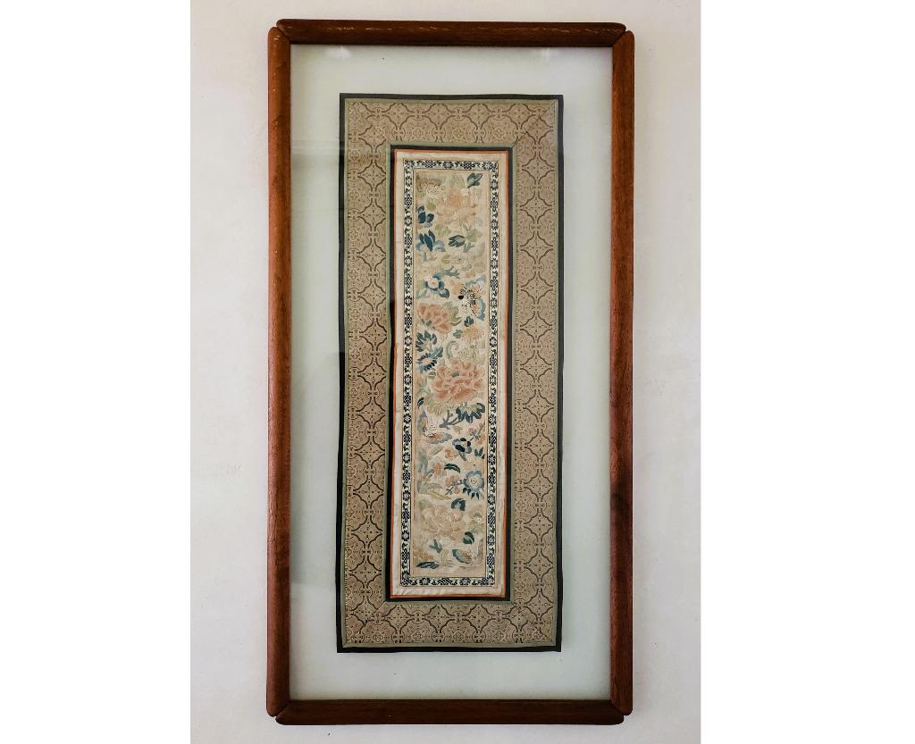 Framed ''Forbidden Stitch'' Tapestry