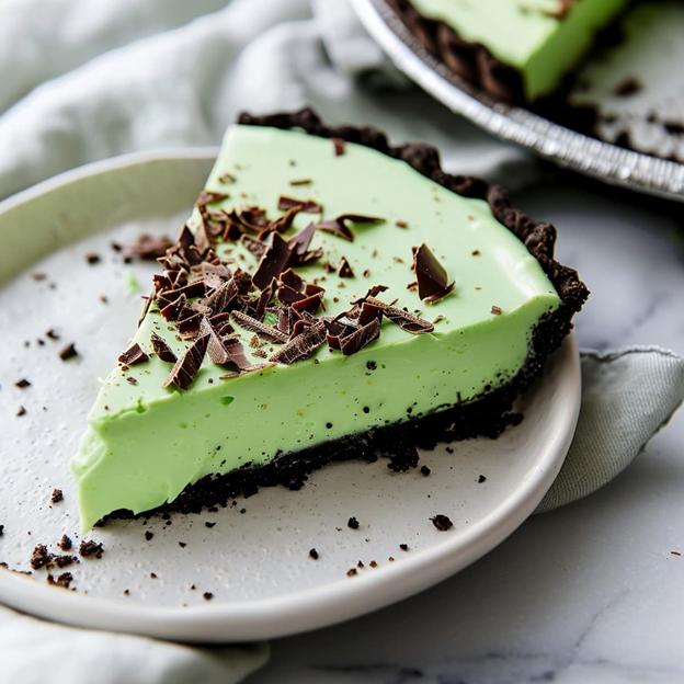Homemade Grasshopper Pie