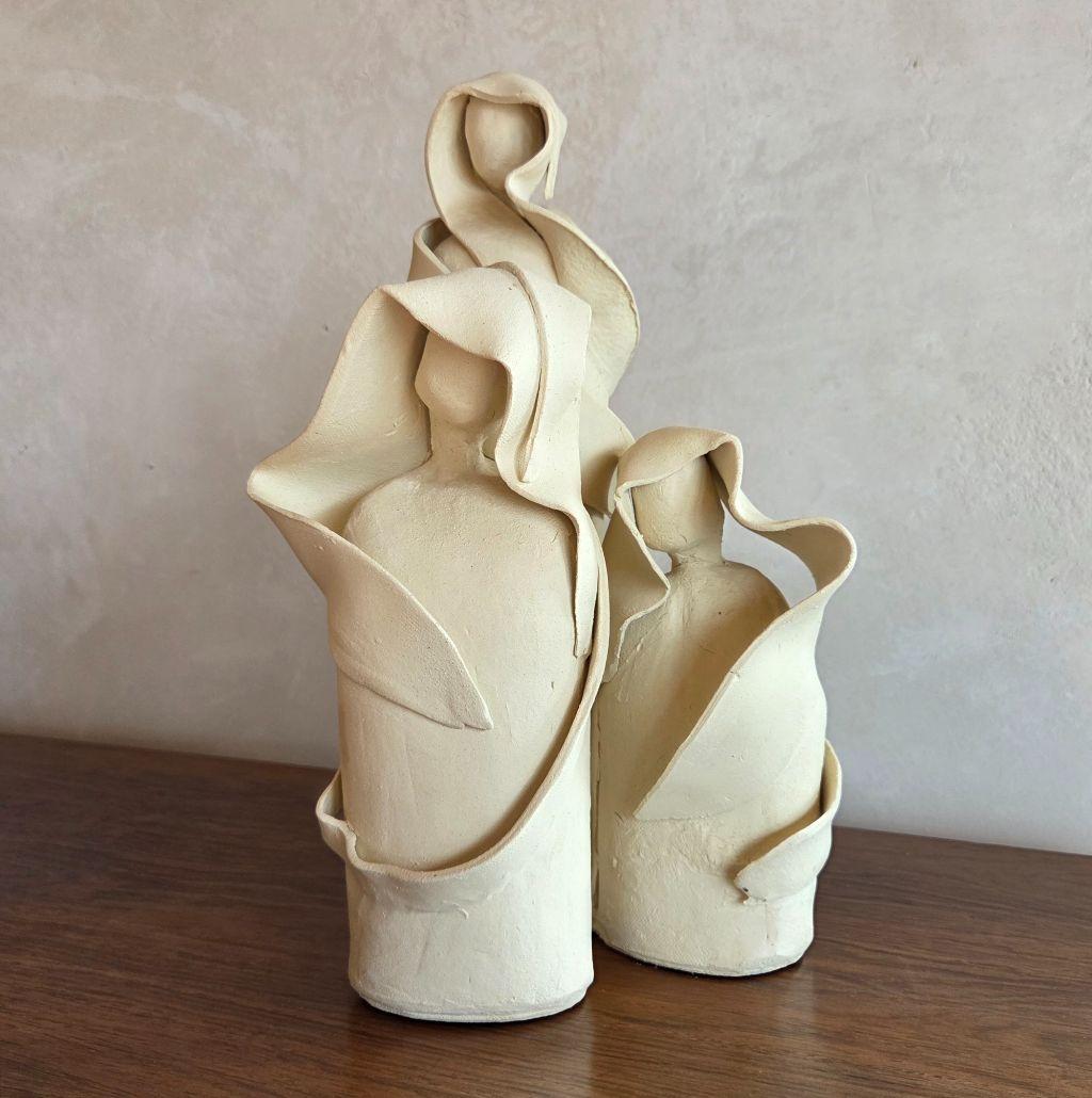 Three Sisters Sculpture by Dot Cudaback