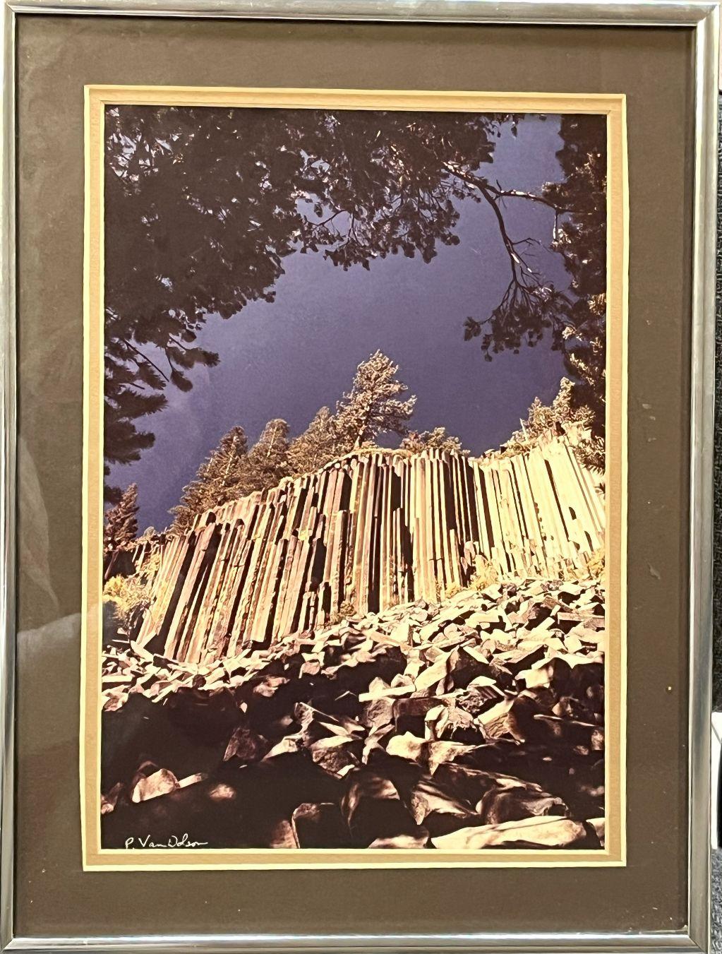 Devil's Postpile original photograph by P. Van Dolso...