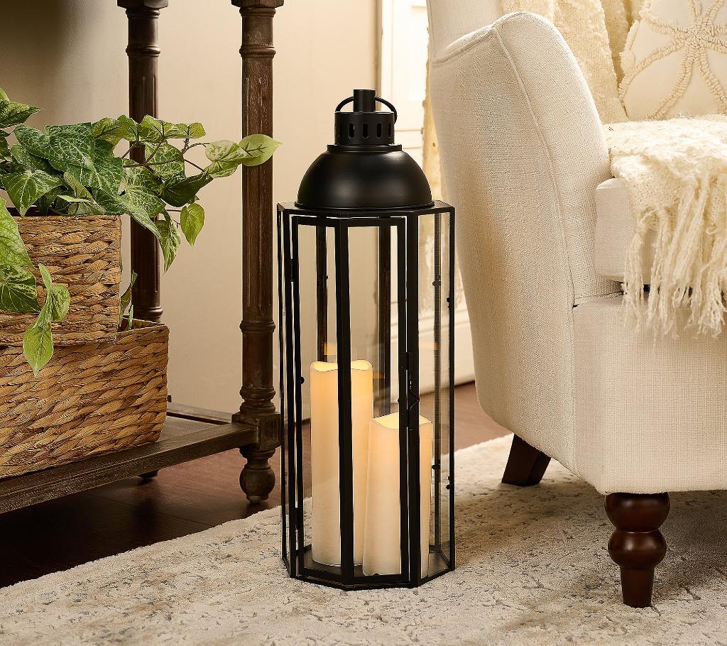 Set of 21 inch Lanterns for indoor or outdoor use