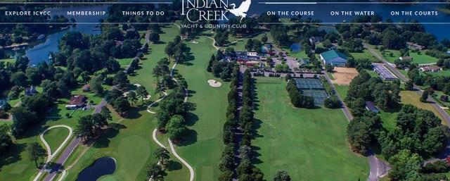 Foursome of golf at Indian Creek Country Club