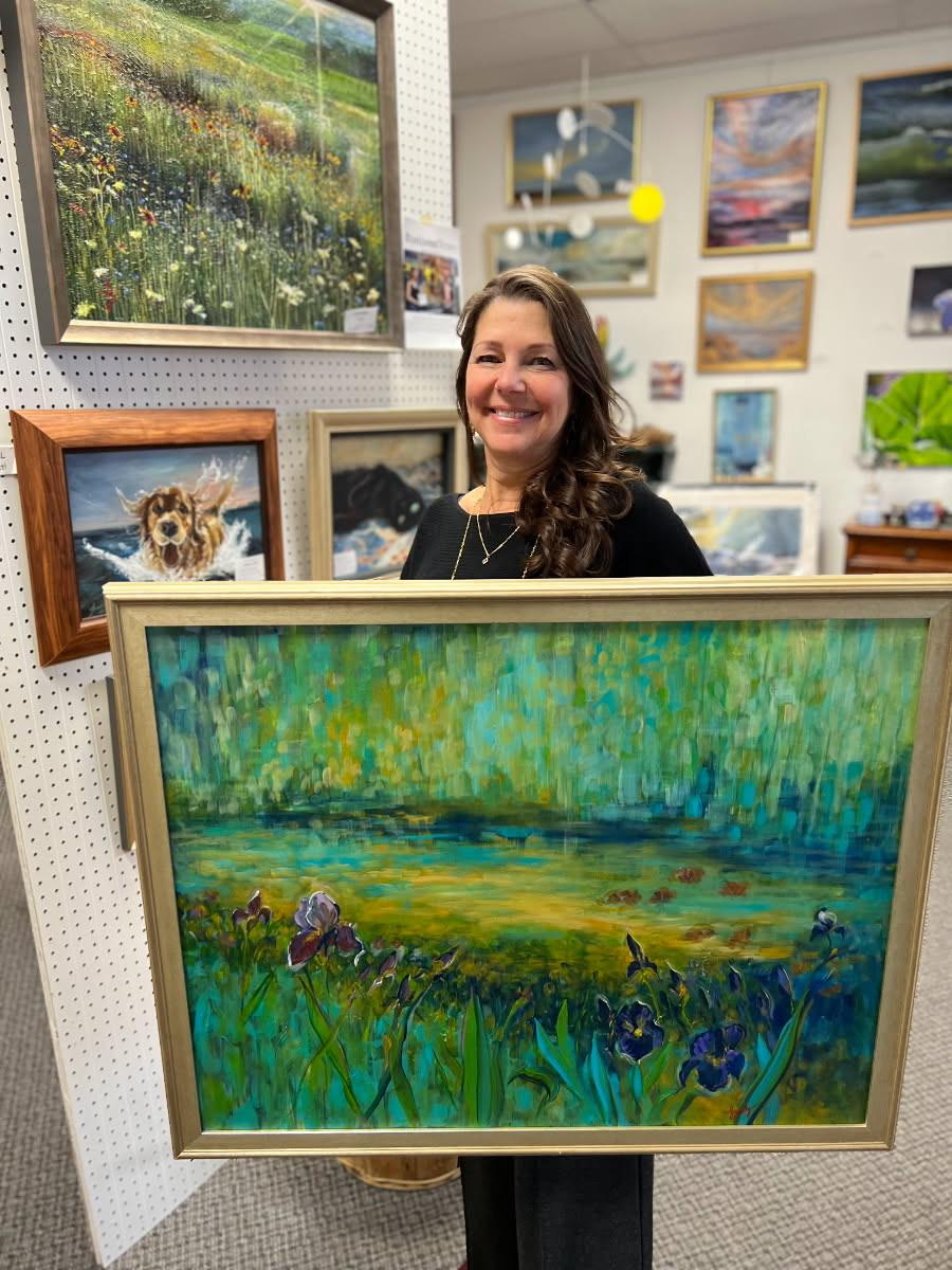 Lara Brady - Floral Abstract Original Painting