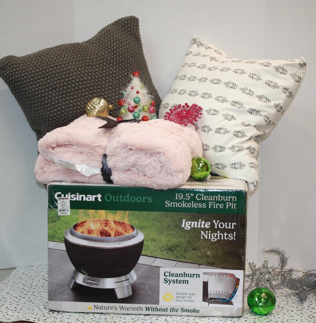 Cozy with Cuisinart Smokeless Fire Pit Bundle