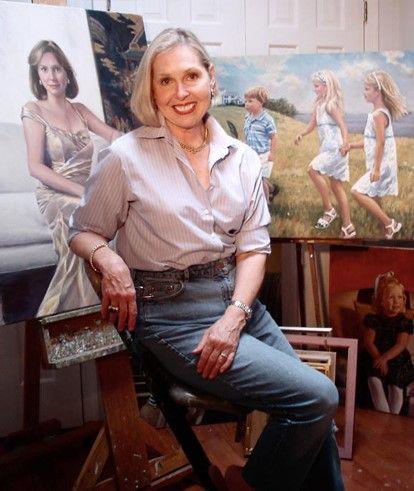 Custom Portrait Oil for Child By Anne Jerome Cobb