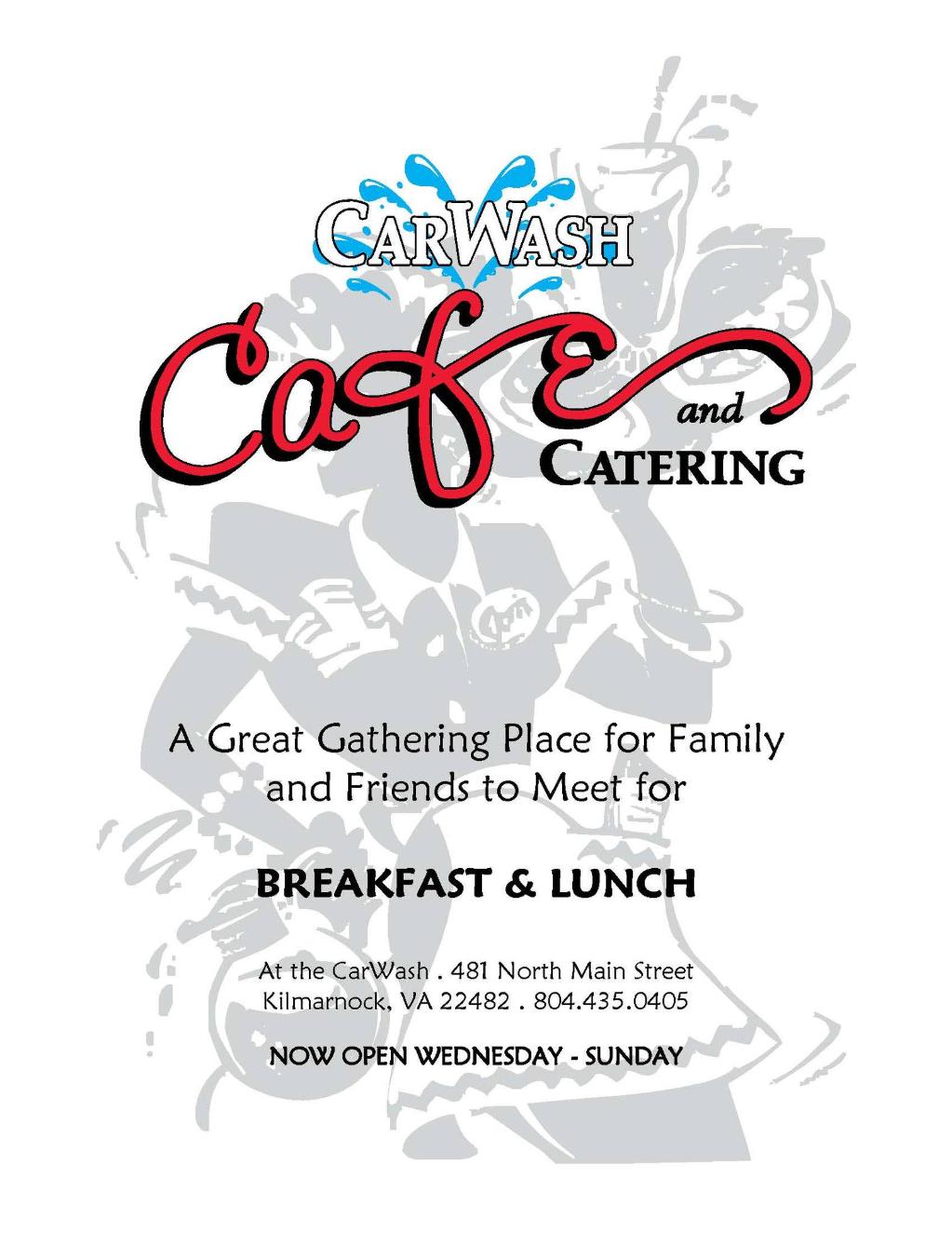 Car Wash Cafe $50 gift certificate
