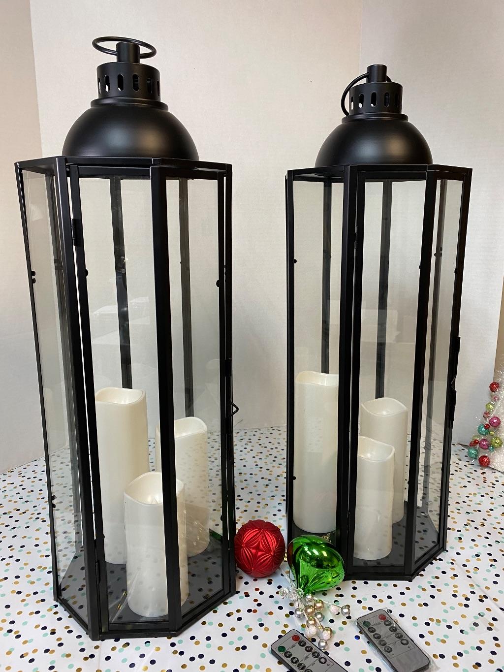 Oversized 25'' In/Outdoor Lanterns