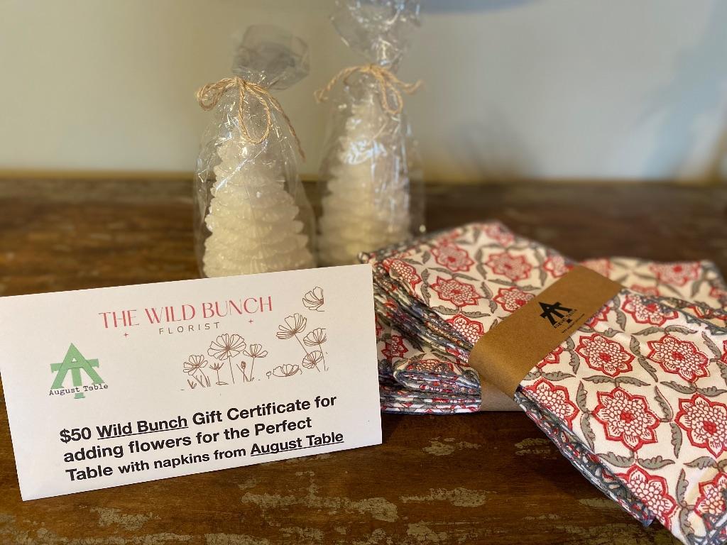 Set the Perfect Table -$50  Wild Bunch Florist and  ...