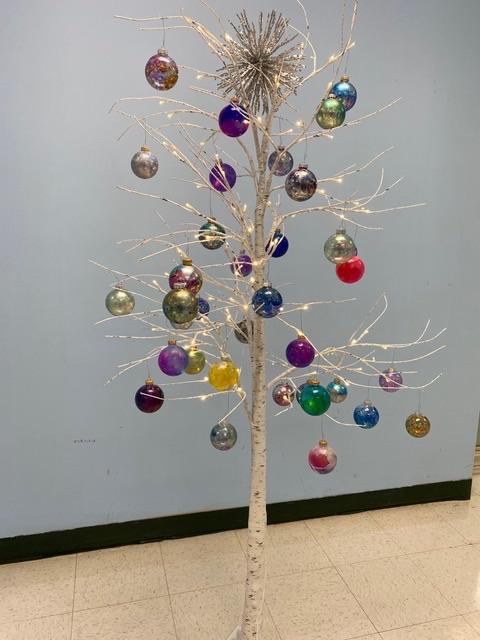 Tree with Handmade Ornaments