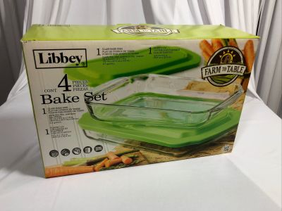 Libbey 4 Piece Glass Bakeware Set