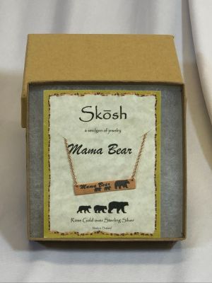 Skosh Mama Bear Bar Necklace