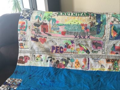 Encinitas Hometown Quilt Map by Talcove