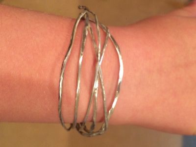 Handmade Argentinium Silver Bracelet Cuff