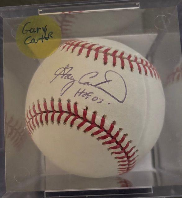 Official MLB baseball hand signed by Gary Carter