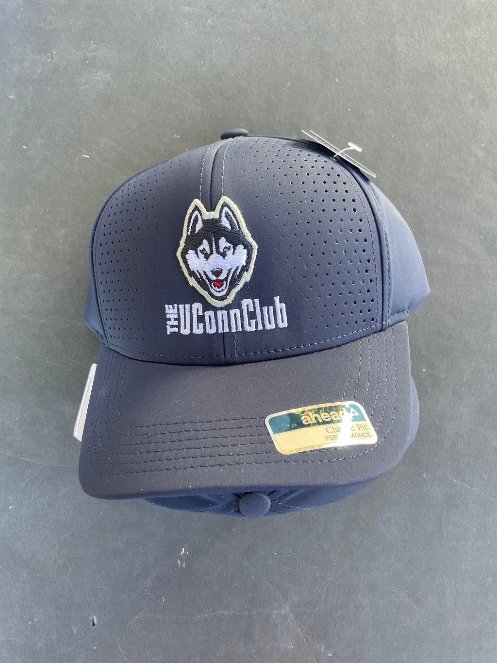 Unique Cap from The UConn Club - Husky Blue - logo o...