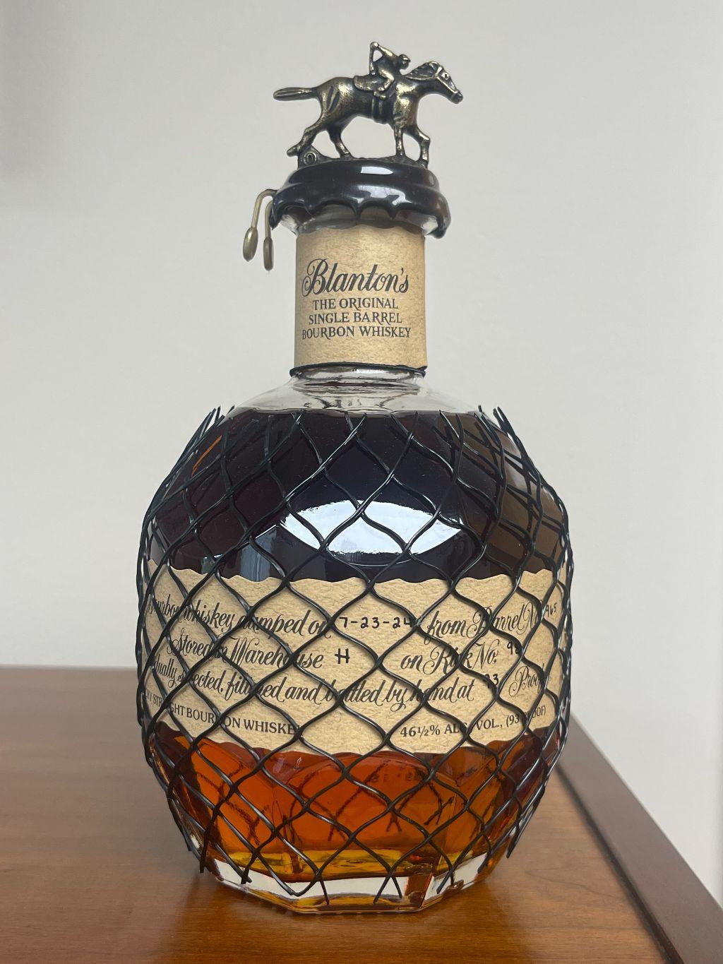 Bourbon - A bottle of the amazing Blanton's Bourbon