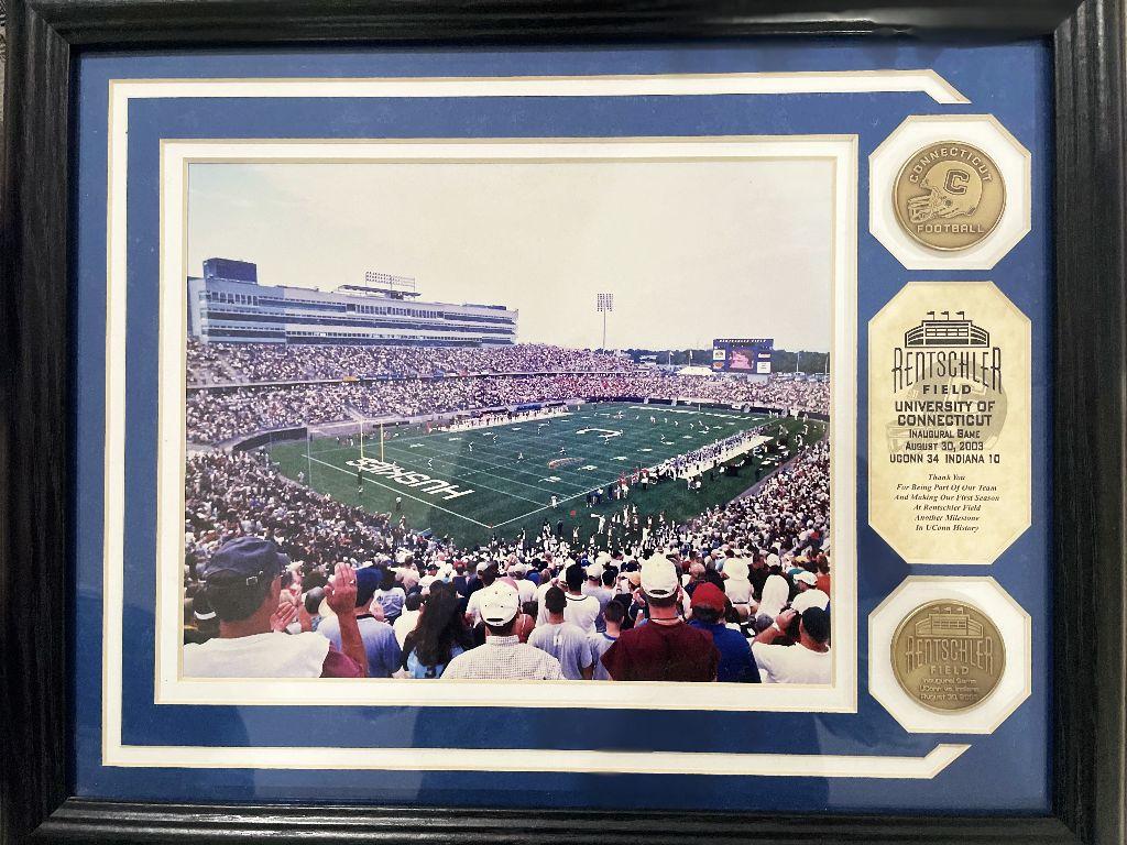 Rentschler Field Opening Day Plaque