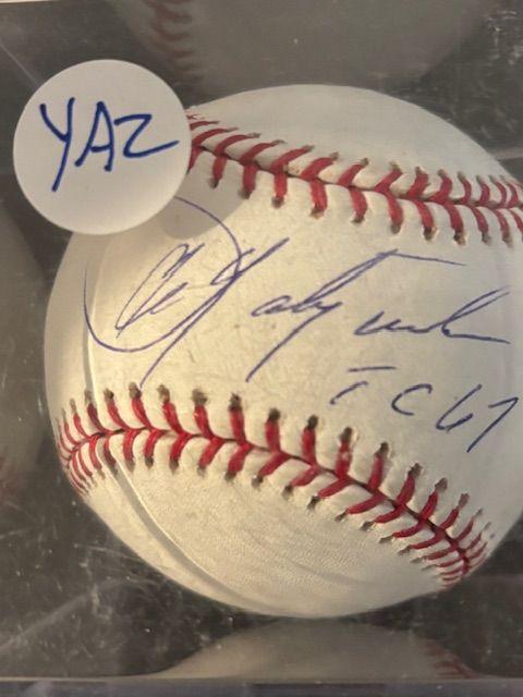 Official MLB baseball hand signed by Hall of Famer C...
