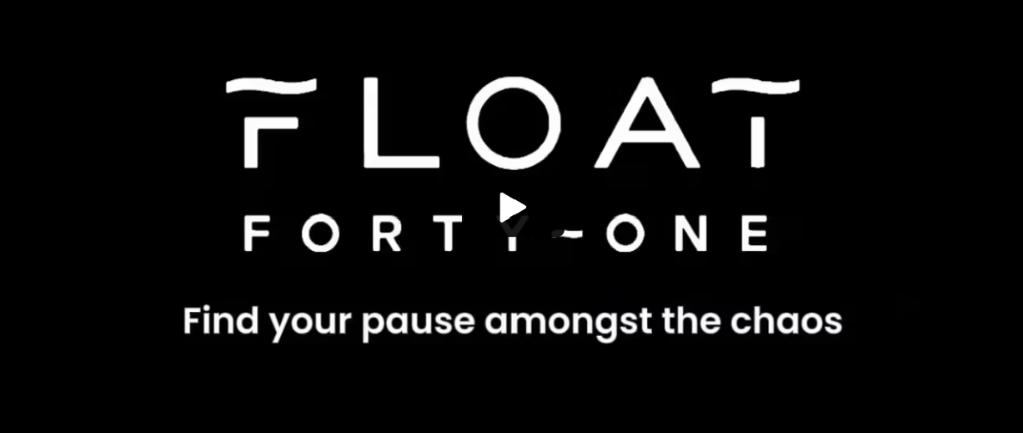 Float Forty One - Float Therapy Session Certificate