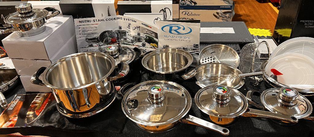 Nutri-Stahl Rainbow 12 Piece Cookware Set