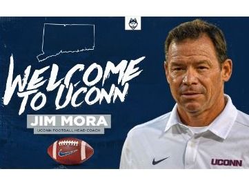 Coach Jim Mora - signed football