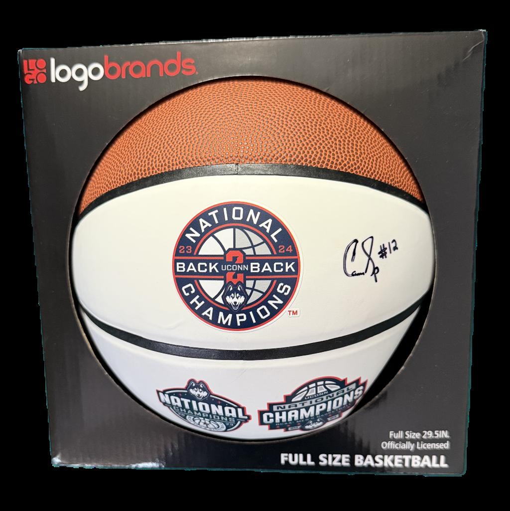 Dual Men's National Championship Basketball signed b...