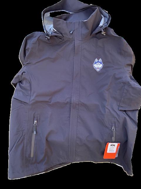 UConn Husky Hooded Rain Jacket - Women's XL