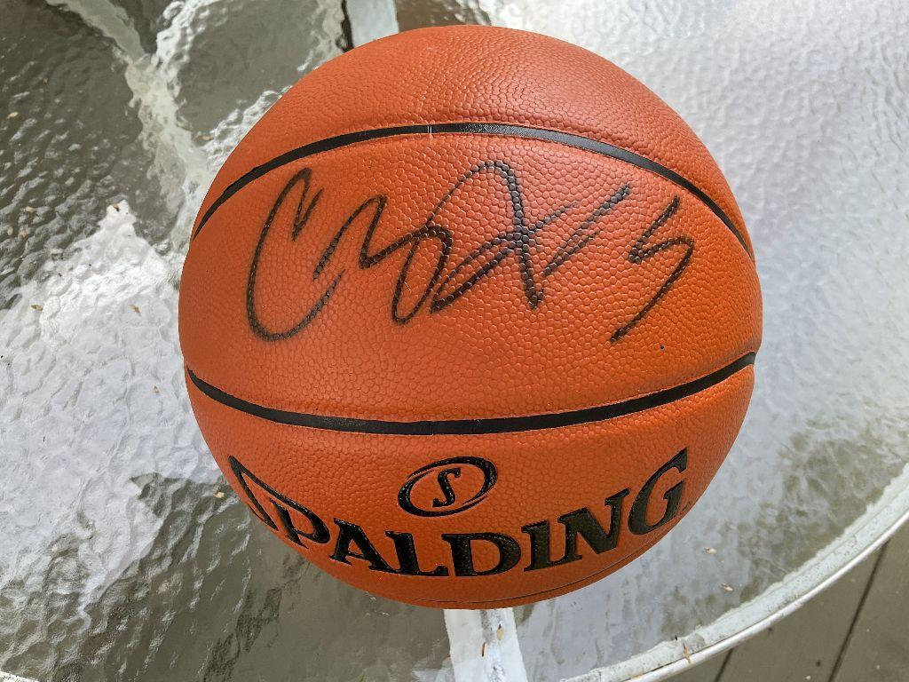 NBA Basketball signed by Caron Butler