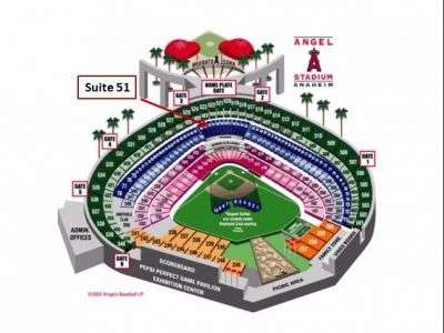 Angels Stadium Platinum Suite for 12 people