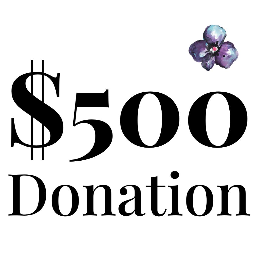$500 DONATION